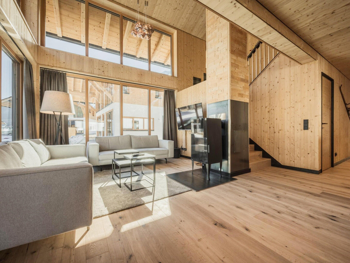 Living room 4, Chalet with mountain scenery Your Bichelbach, Reutte