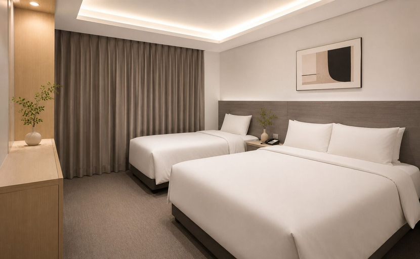 Bedroom 2, Guwol Hotel, Namdong