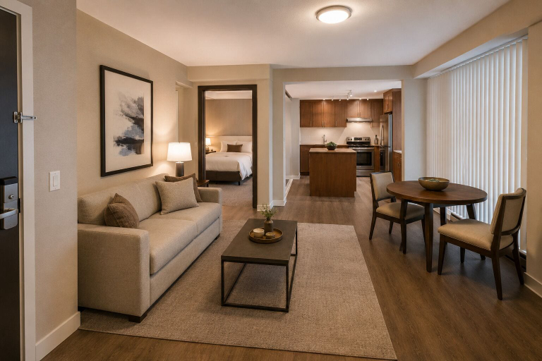 Living area 3, Ellison Park Hotel, Toronto