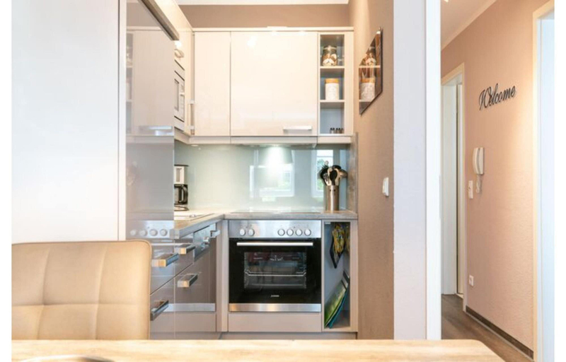 Private kitchen 3, Exklusive Auszeit an der Ostsee mit Balkon, Vorpommern-Rügen