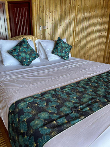 Bedroom, Kini Resort - Luxury Beachfront Bamboo Resort, West Sumbawa
