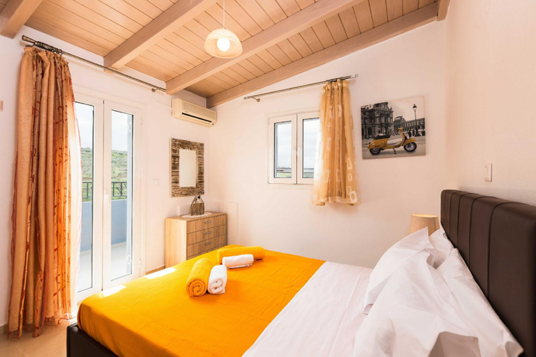 Bedroom 3, Blue Villa 2 - With Private Pool, Crete