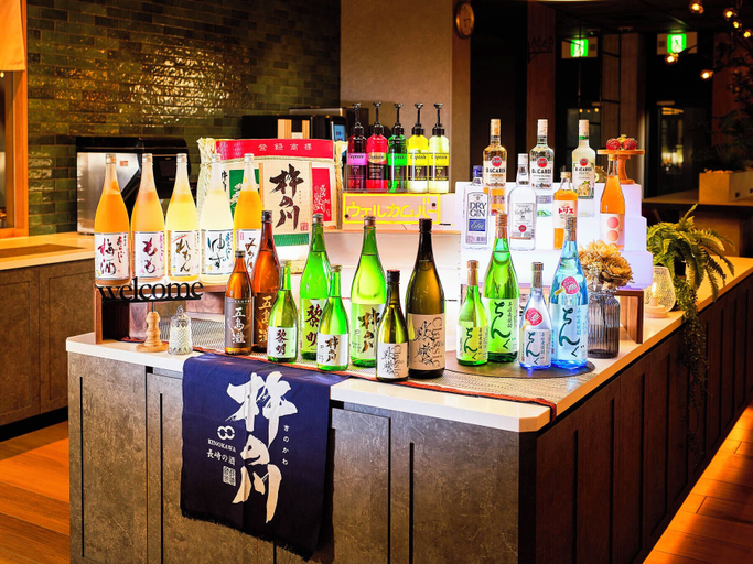 Bar (on property), Super Hotel Nagasaki Isahaya Natural Hot Spring, Isahaya