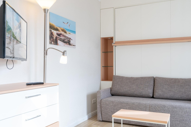 Living room 3, Fantastisches Studio im Seepark Sellin mit Balkon, Vorpommern-Rügen