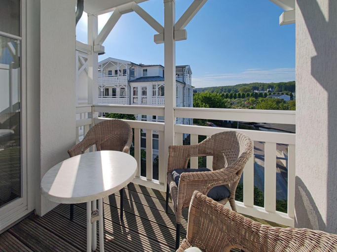 Balcony, Seepark Sellin Ferienwohnung Nahe Strand, Vorpommern-Rügen
