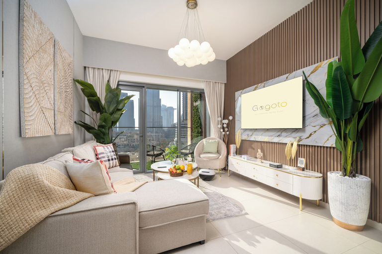 Living area 2, Luxury 2BR Burj Khalifa 5Mins Dubai Mall, Dubai
