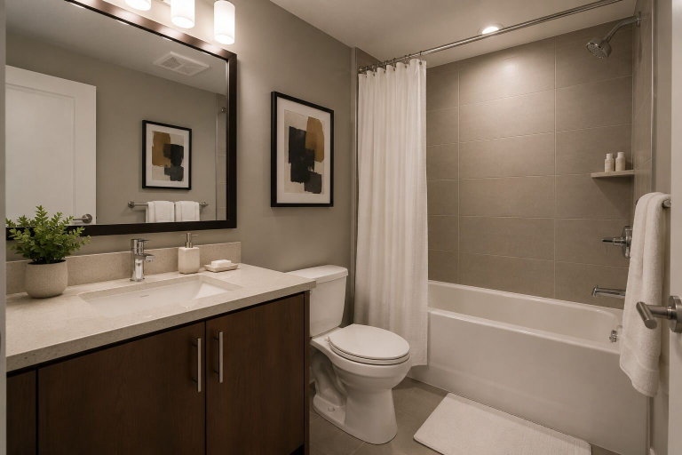 Bathroom, Slatepoint Hotel, Toronto