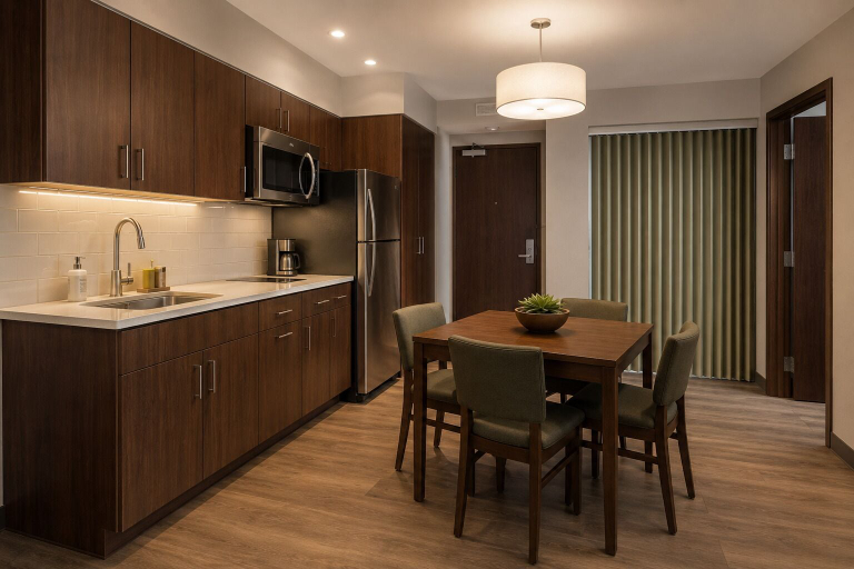 Private kitchen, Vale North Suites, Toronto