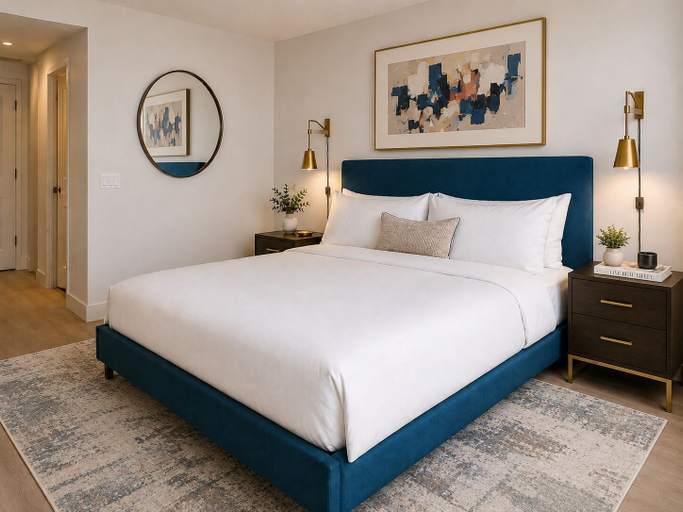 Bedroom 3, Global Luxury Suites at Georgetown, Washington D.C.