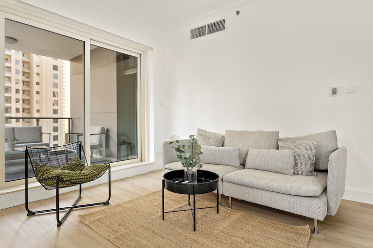 Living area 3, Silkhaus Marina Quays West, Dubai