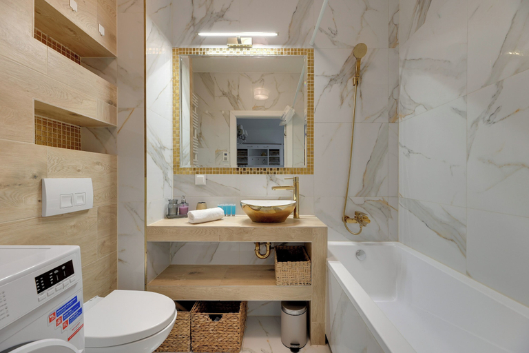 Bathroom 5, Riverfront by Grand Apartments, Gdańsk City