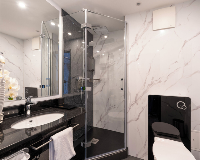 Bathroom 5, PLAZA INN Bruchsal, Karlsruhe