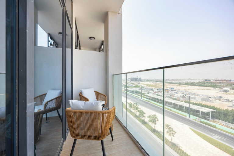 Terrace/patio, Bloomfields Studio in The Gate- Masdar, Abu Dhabi City
