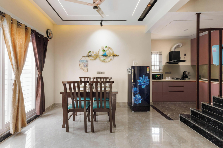 Interior 3, Bloom Haven by Stayjade Poolgarden1h HSR E-city, Krishnagiri