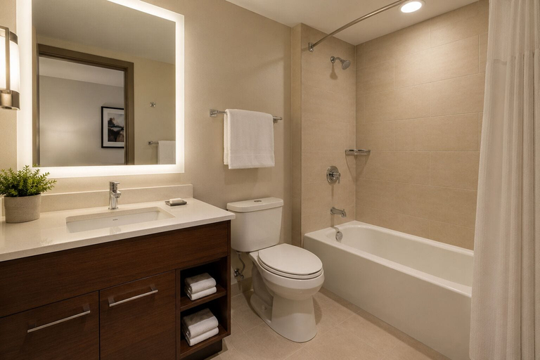 Bathroom, Eastlyn Hotel & Suites, Toronto