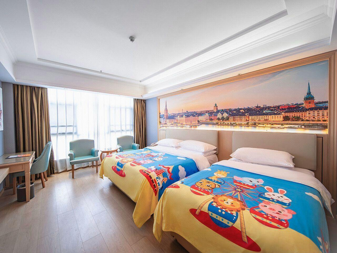 Bedroom 2, Vienna Hotel Hunan Yueyang East High-Speed Railway Station Wal-Mart, Yueyang