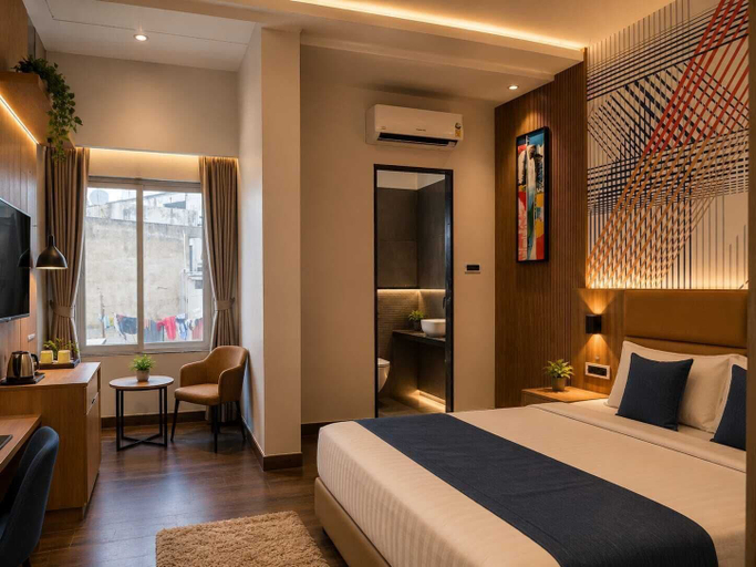 Room 4, Hiive byConvivial Hotel TelibandhaRaipur, Raipur