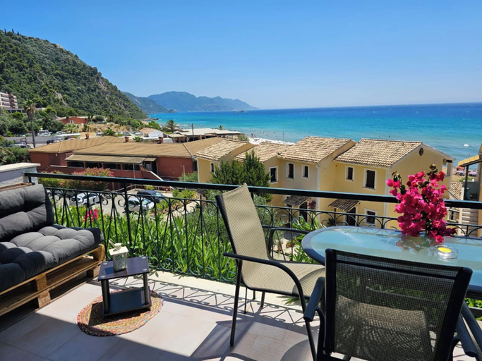 Outdoor dining 3, Glyfada Beach Apartment - Seaside Retreat, Ionian Islands