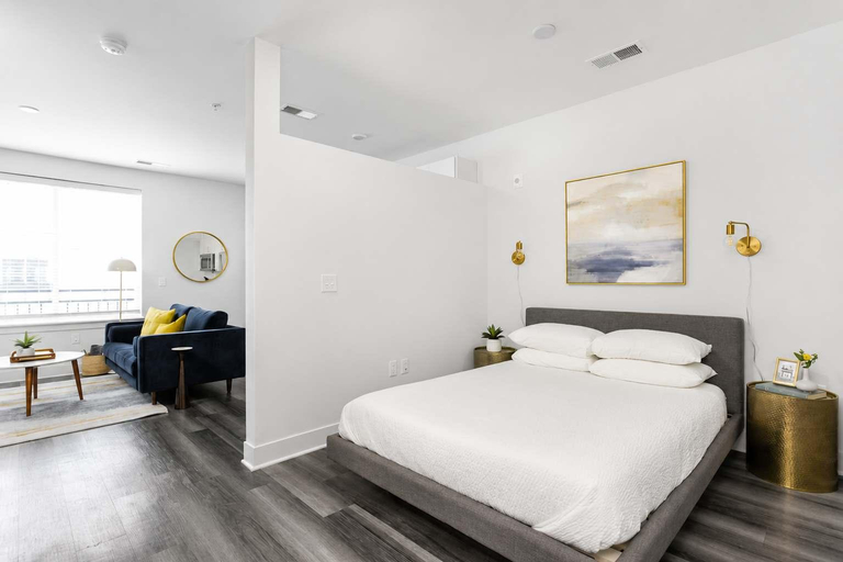 Bedroom 3, Modern CozySuites Studio Apartment, Marion