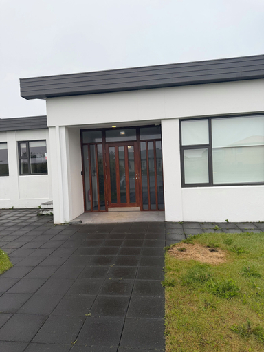 Exterior detail, Eyja Guesthouse, Sandgerði