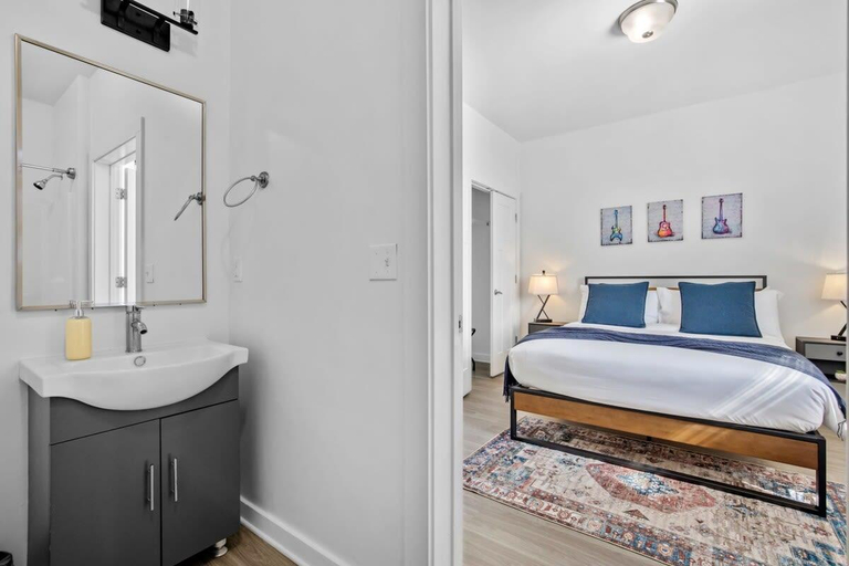 Bedroom 2, CozySuites Music Row Spacious 1BR Nashville! 56, Davidson