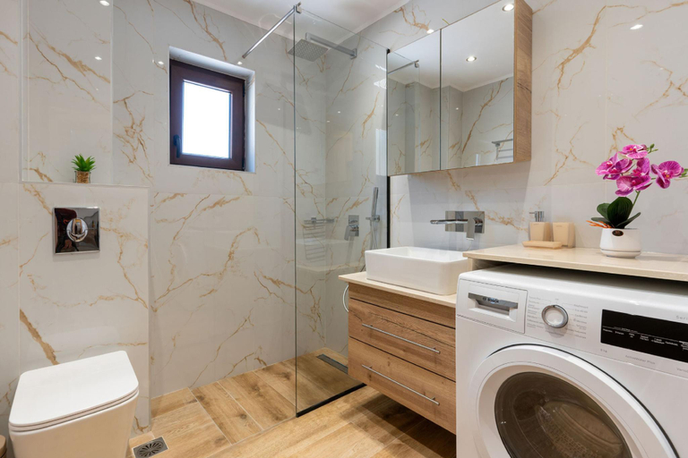 Bathroom 4, Brikis Villas - With 3 Private Pools, Crete