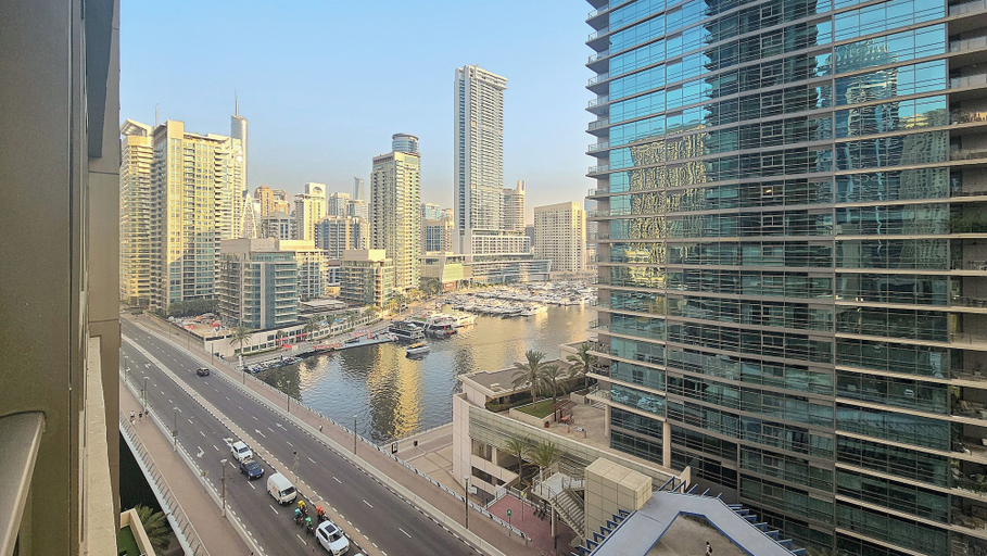 Balcony view 5, Silkhaus Marina Quays West, Dubai