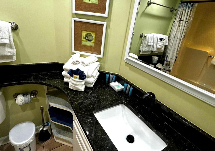 Bathroom, Ocean Front 53 Steps, Horry