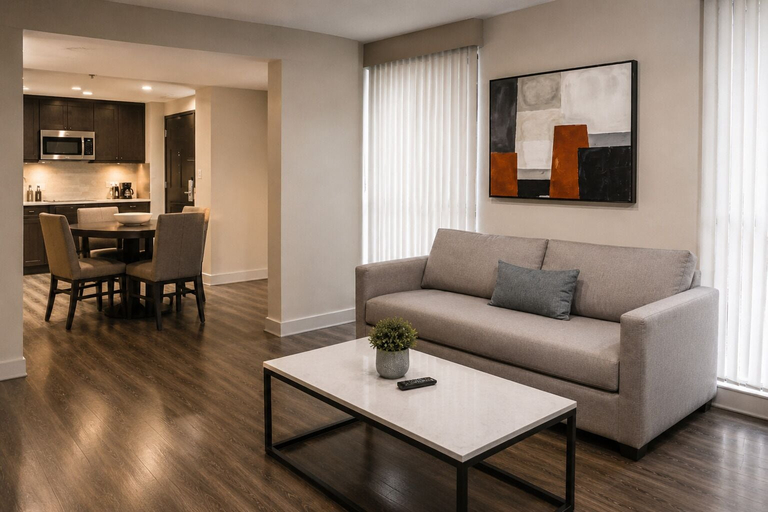 Living area 2, Solara Point Hotel, Toronto