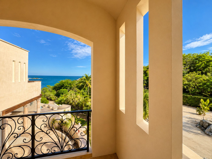 View from property 2, The Sanctuary Boutique Hotel, Dist. Pochutla