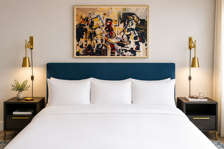 Bedroom 3, Global Luxury Suites at Georgetown, Washington D.C.