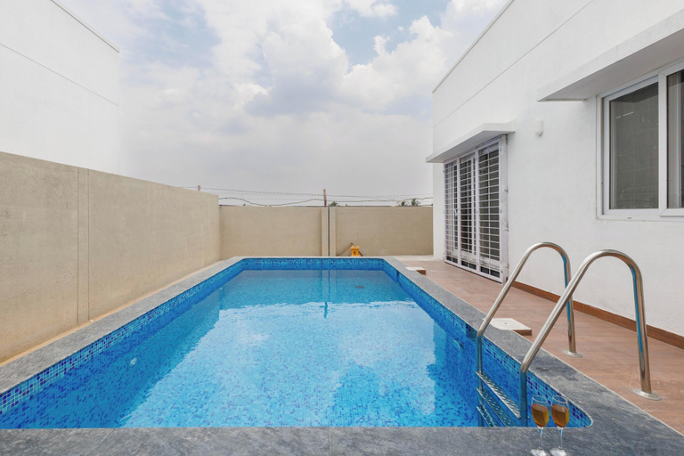 Interior 3, Bloom Haven by Stayjade Poolgarden1h HSR E-city, Krishnagiri