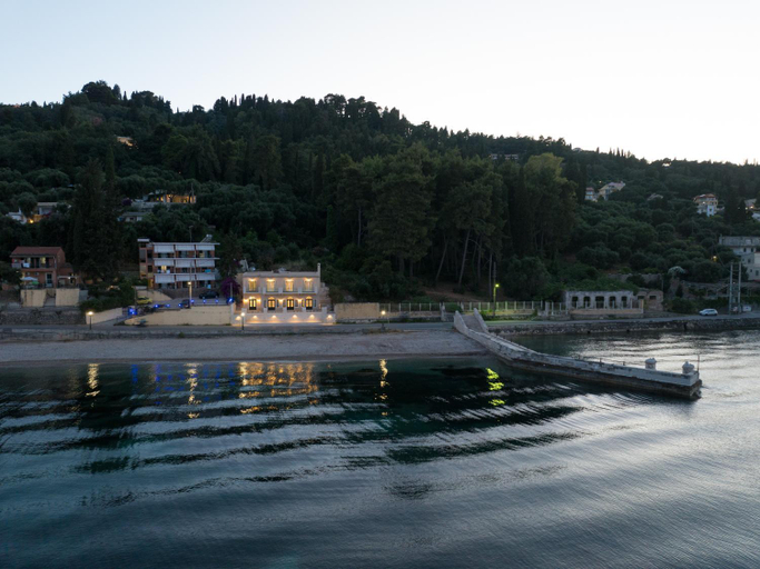 Exterior view 2, Beachfront Achillion Bay Villa in Corfu, Ionian Islands