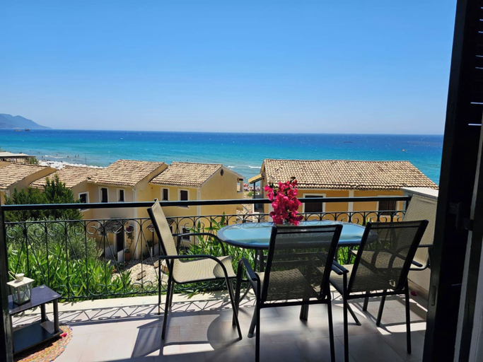 Outdoor dining 2, Glyfada Beach Apartment - Seaside Retreat, Ionian Islands