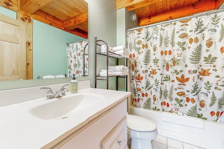 Bathroom 3, Spectacular Lakefront Home With Dock, Firepit, & Vaulted Ceilings - Dog-friendly, Piscataquis