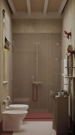 Bathroom 3, Borghetto Vitae, Florence