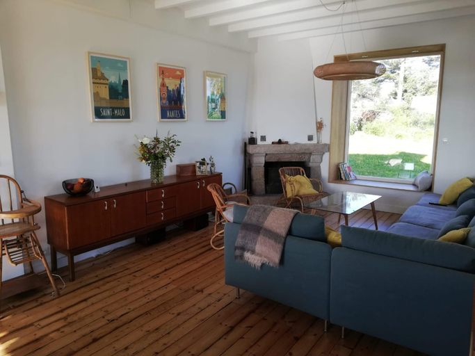 Living room 2, Superb Sea Views Private Beach Access, Finistère