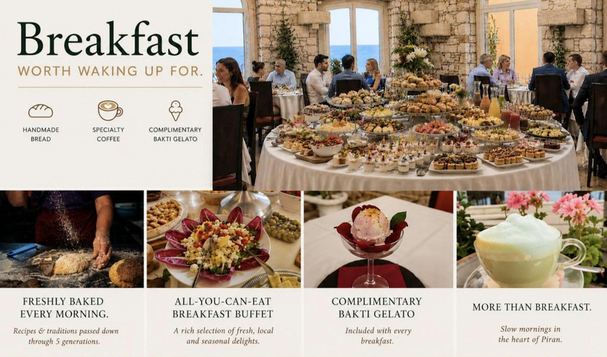 Food & Drinks, Piran Rooftop Apartments, Piran