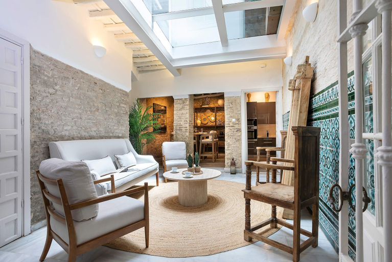 Living area 3, Stylish House With Terrace Casa del Buen Viaje, Sevilla