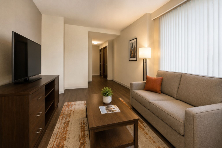 Living area 4, Lumen Gate Hotel, Toronto