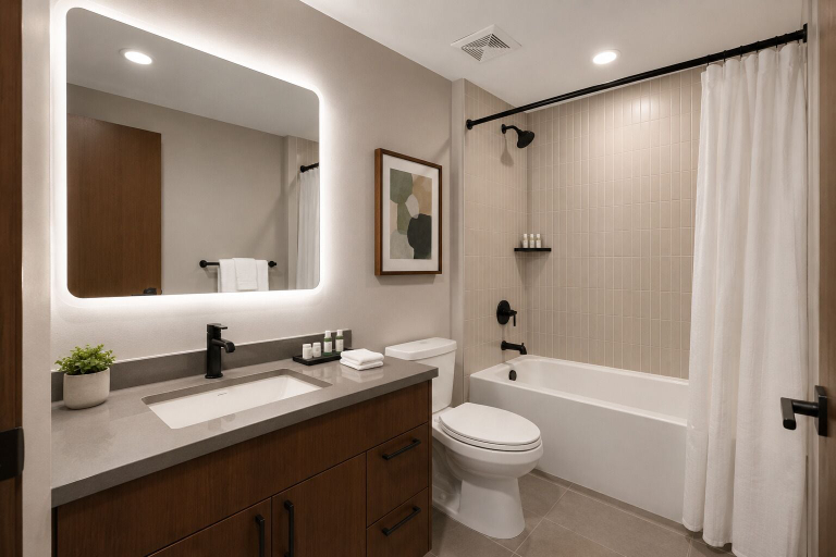 Bathroom, Sora Hotel & Suites, Toronto