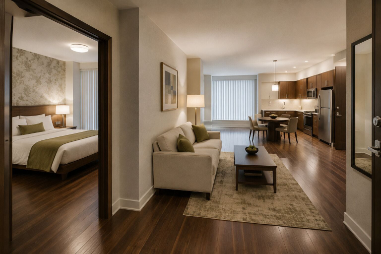 Living area 4, Axis Lane Hotel, Toronto