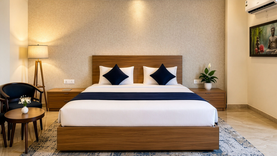 Bedroom 3, Hotel Good Luck by JMD Group, Delhi