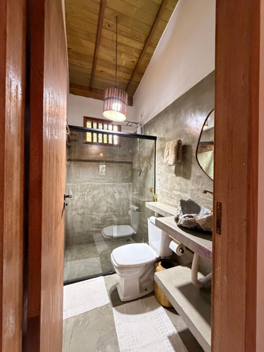 Bathroom 3, Pousada Serena Chales, Porto Seguro