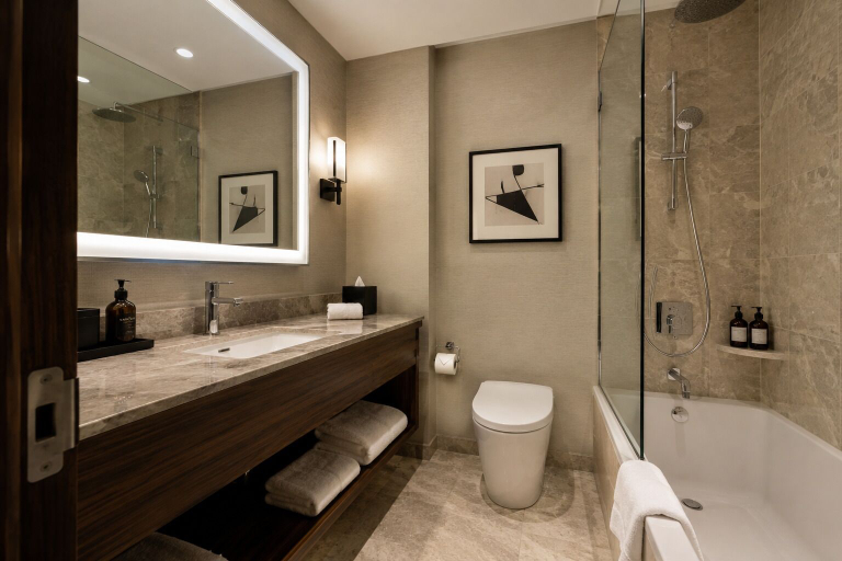 Bathroom, Axis Lane Hotel, Toronto