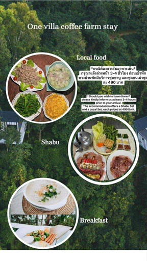 Food & Drinks, One villa coffee farm stay 2, Mae Suai