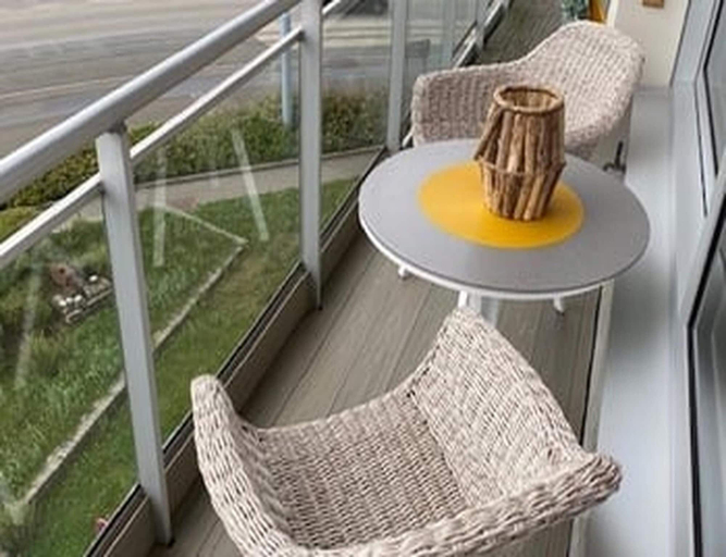Balcony, Charming Apartment Steps From Blankenberge Beach, West-Vlaanderen