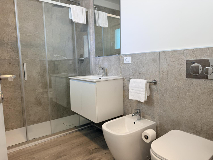 Bathroom 3, Acqua Marina - Nuovissimo affittacamere con angolo ristoro, Gorizia