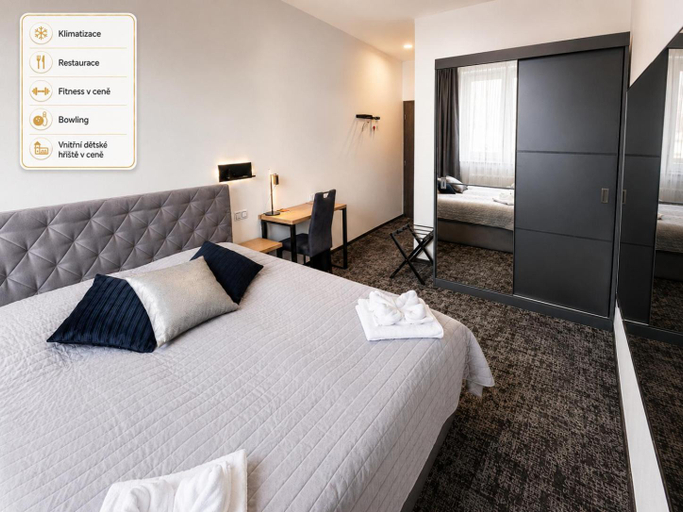 Bedroom, Olympland Hotel, Trutnov