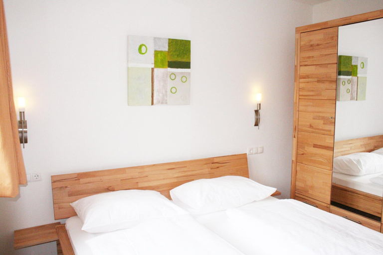 Bedroom 2, Cozy Apartment with Sauna near Ski Slopes in Mittersill, Zell am See